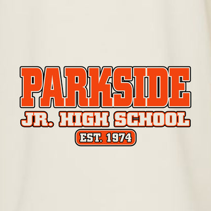 Parkside Jr High Ladies Wave Wash Hooded Sweatshirt - Des. A