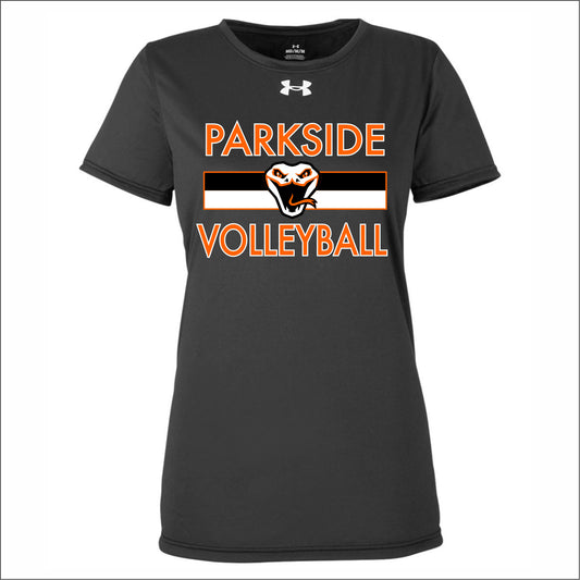 PJHS Volleyball Ladies Under Armour Team Tech Performance T-Shirt