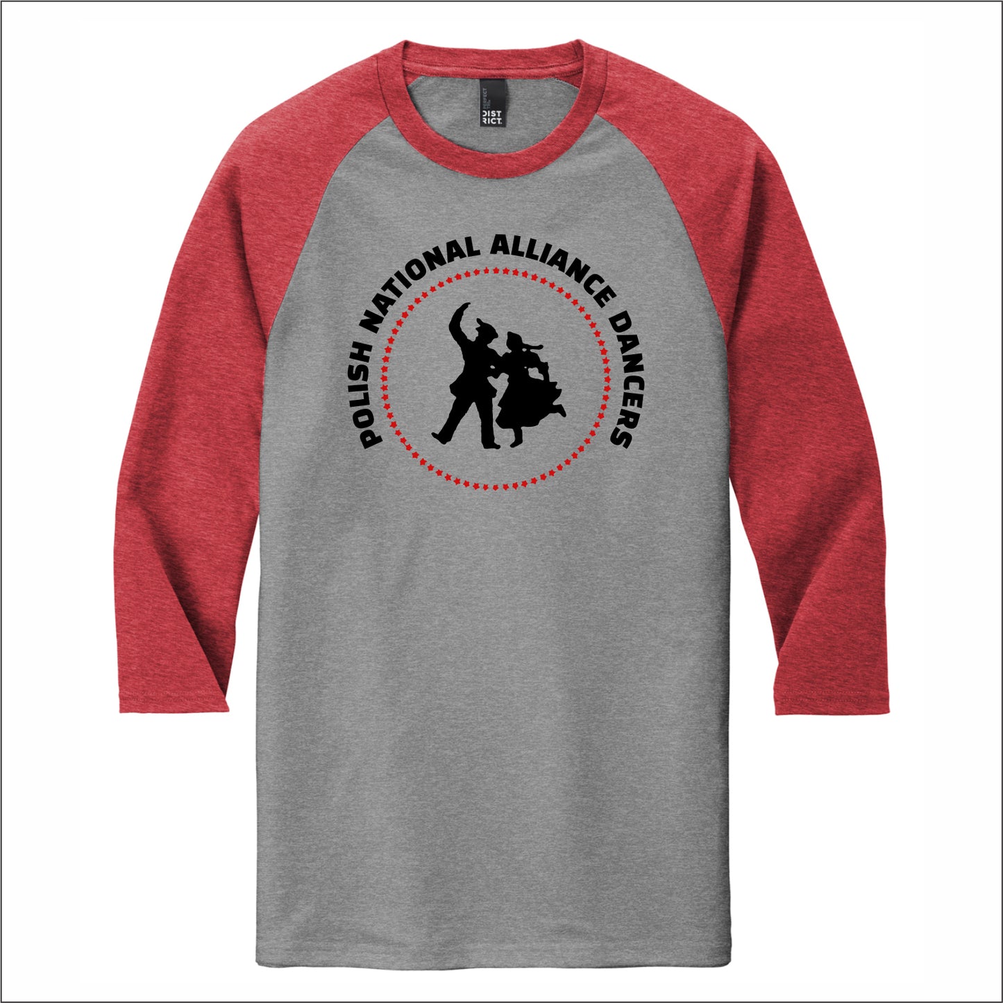 PNA Centennial Dancers Tri-Blend 3/4 Sleeve Raglan Tee