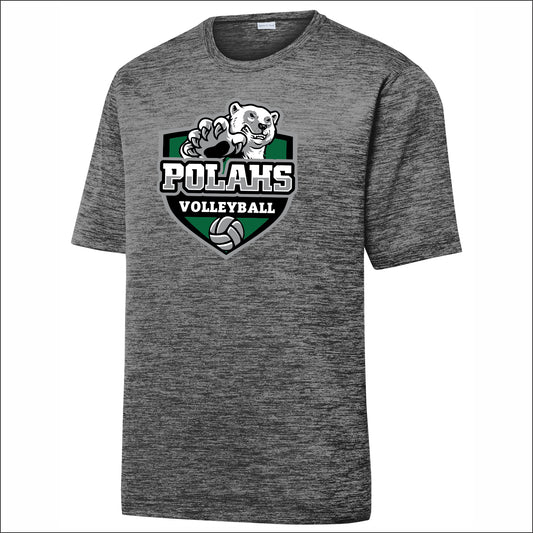 POLAHS Volleyball Electric Heather Performance T-shirt