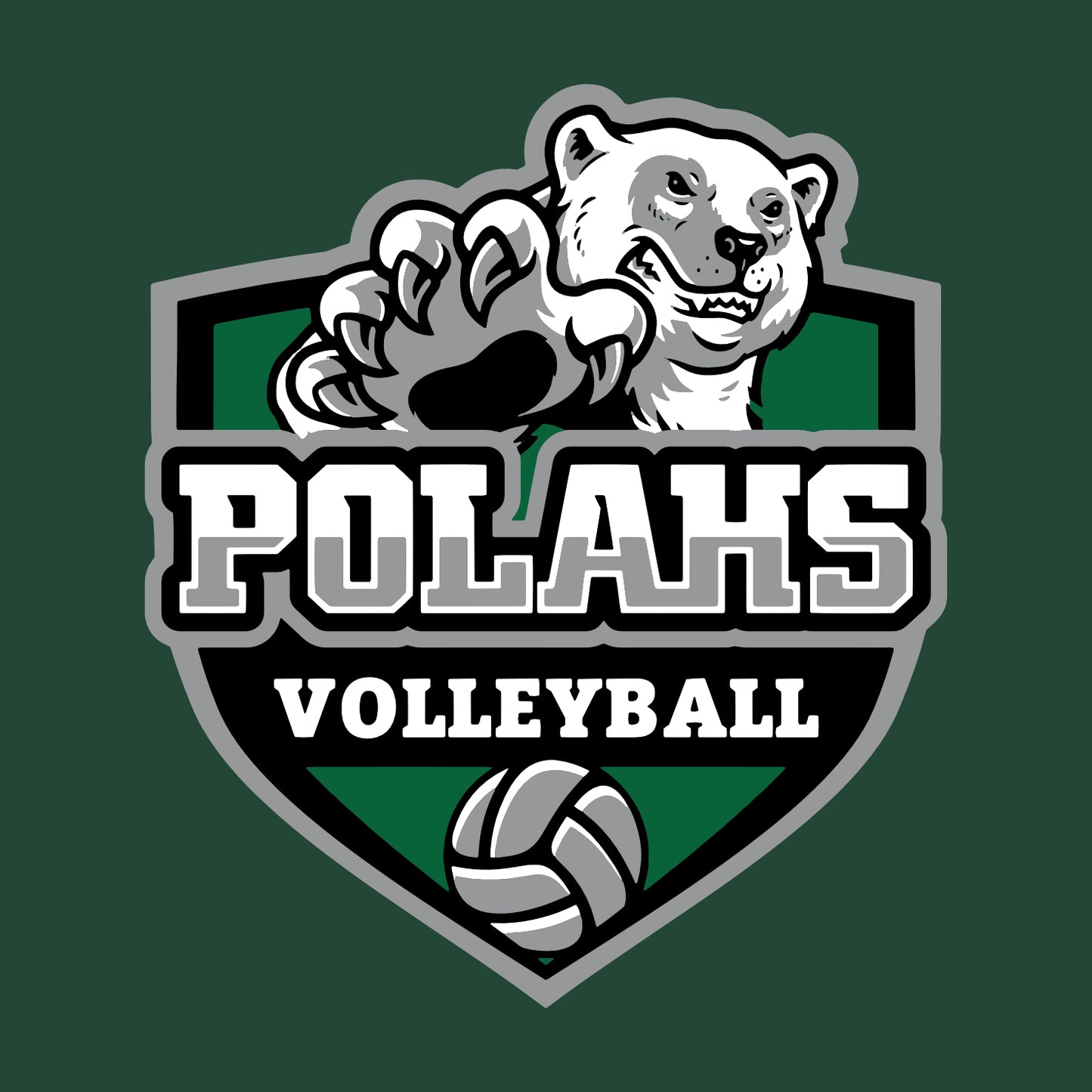 POLAHS Volleyball Crewneck Sweatshirt