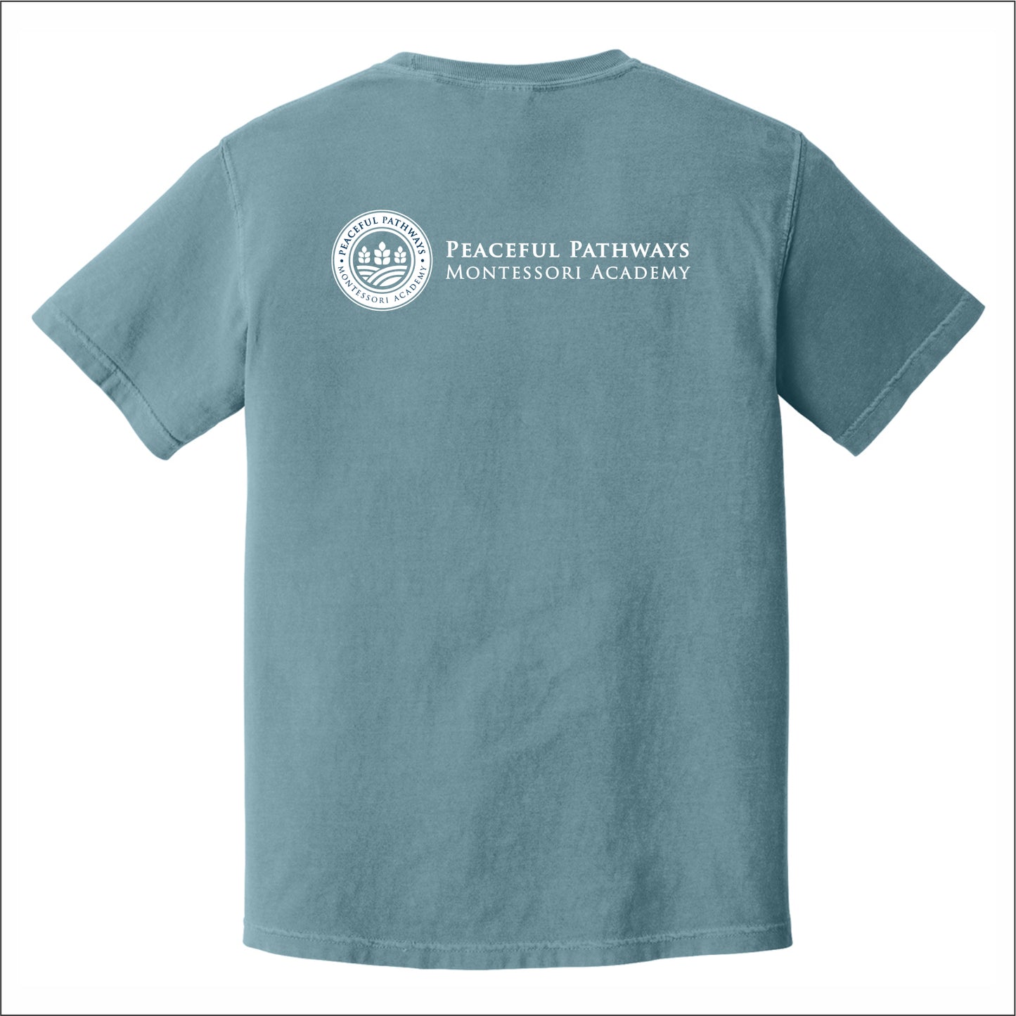 Peaceful Pathways Comfort Colors Garment Dyed T-shirt - Des. C