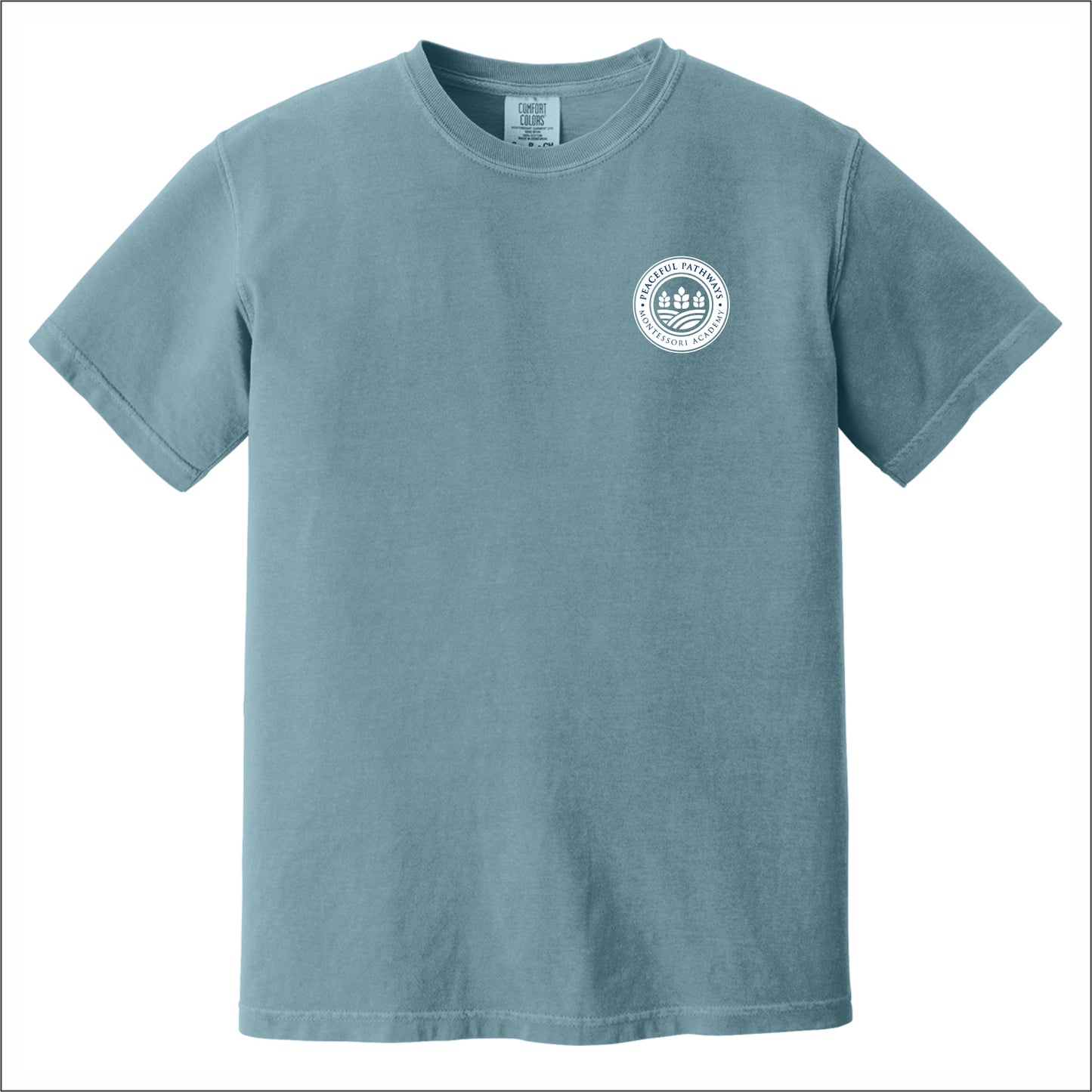 Peaceful Pathways Comfort Colors Garment Dyed T-shirt - Des. C
