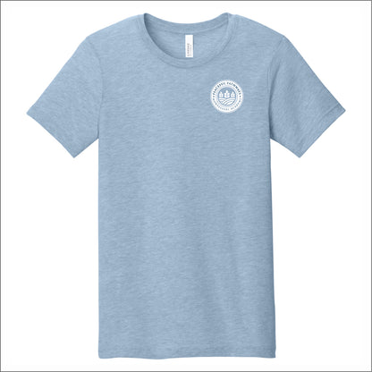 Peaceful Pathways Heathered Soft Jersey T-shirt - Des. C