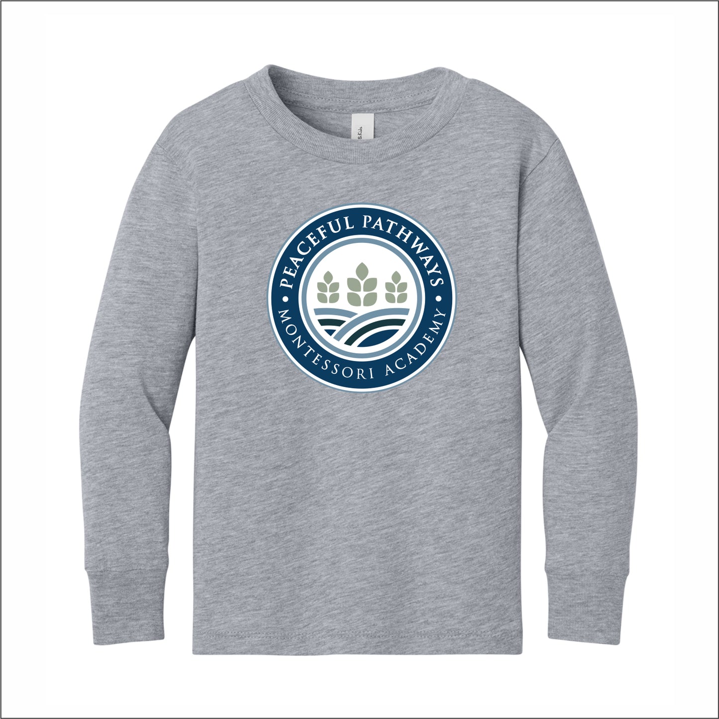 Peaceful Pathways Toddler Soft Jersey Long Sleeve Tee