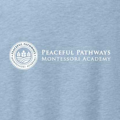 Peaceful Pathways Heathered Soft Jersey T-shirt - Des. C