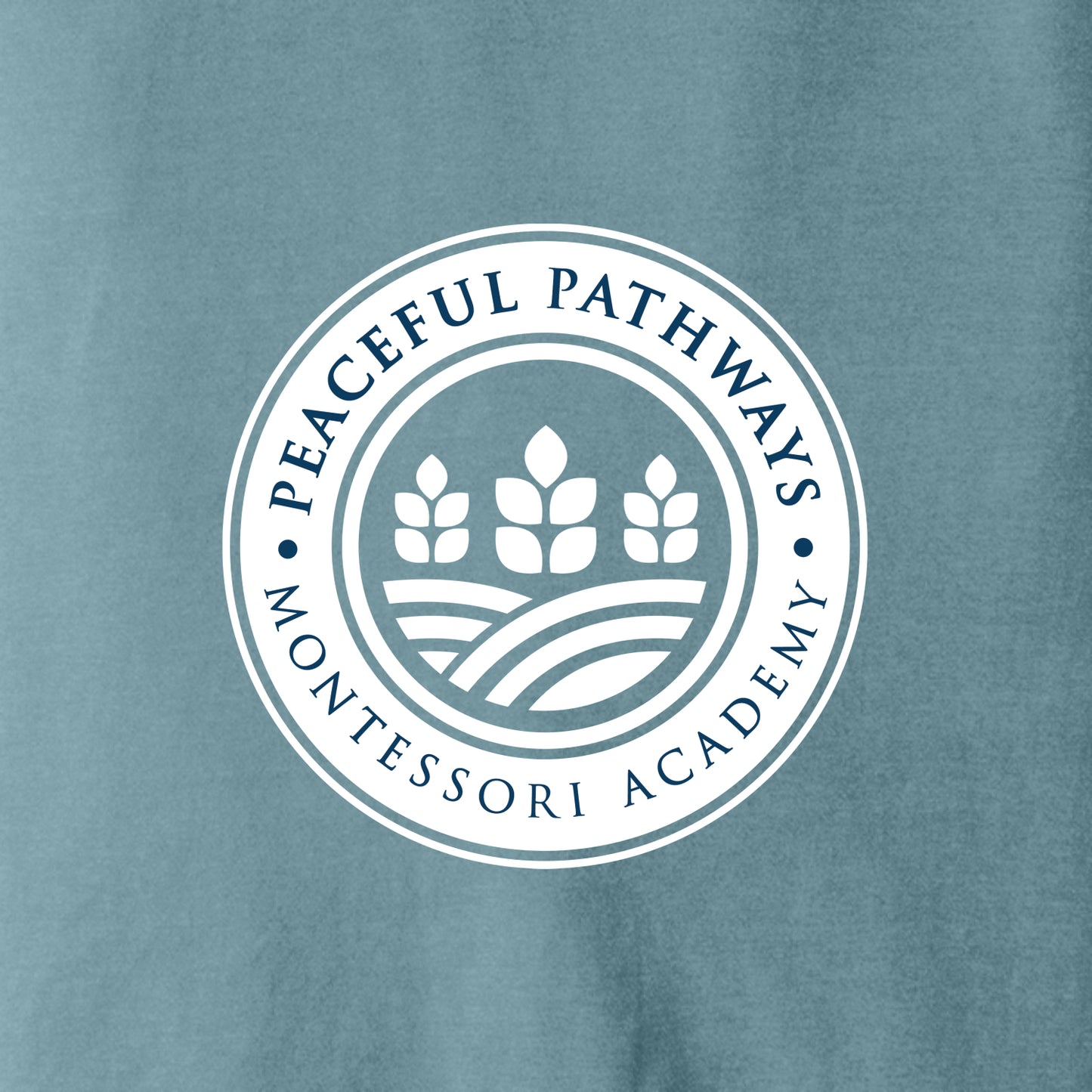 Peaceful Pathways Comfort Colors Garment Dyed T-shirt - Des. C