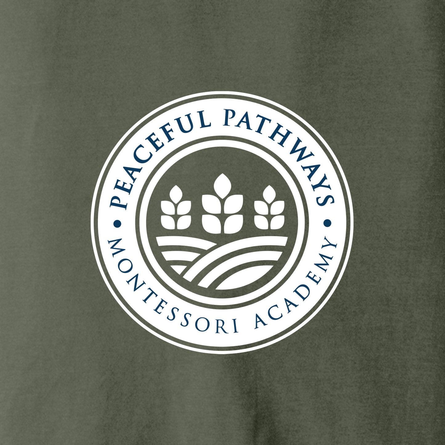 Peaceful Pathways Comfort Colors Garment Dyed T-shirt - Des. C