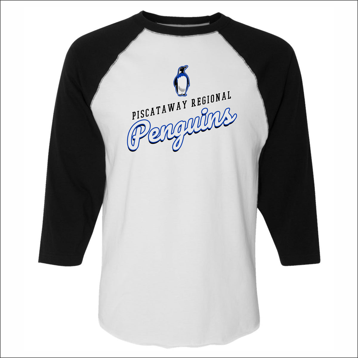 PRDS Spiritwear Baseball Fine Jersey Three-Quarter Sleeve Tee