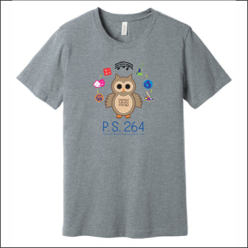 PS264 Heathered Soft Jersey Short Sleeve T-shirt