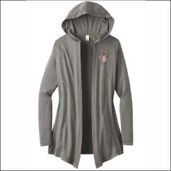 PS264 Ladies Tri-Blend Hooded Cardigan