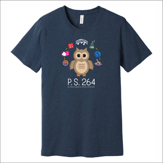 PS264 Heathered Soft Jersey Short Sleeve T-shirt