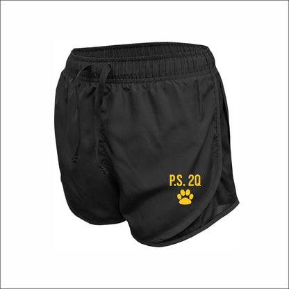 PS2Q Spiritwear Ladies/Girls Solid Running Shorts