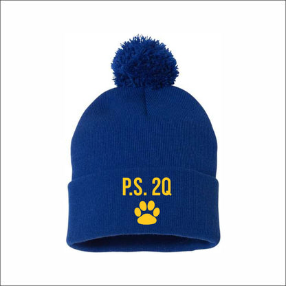 PS2Q Spiritwear Knit Pom Beanie