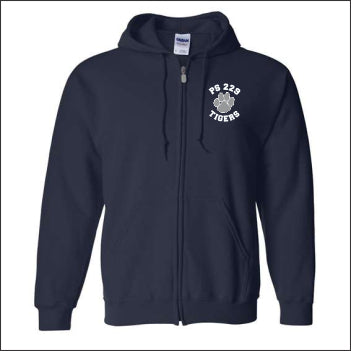 PS229 Spiritwear Full-Zip Hooded Sweatshirt