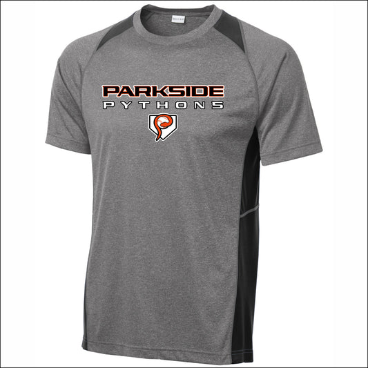 PJHS Baseball Colorblock Heather Performance T-shirt