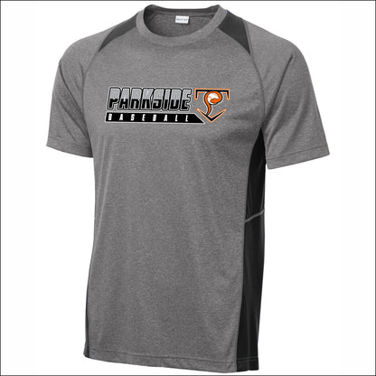 PJHS Baseball Colorblock Heather Performance T-shirt