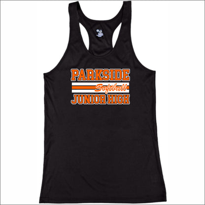 Parkside Softball Ladies Performance Racerback Tank Top