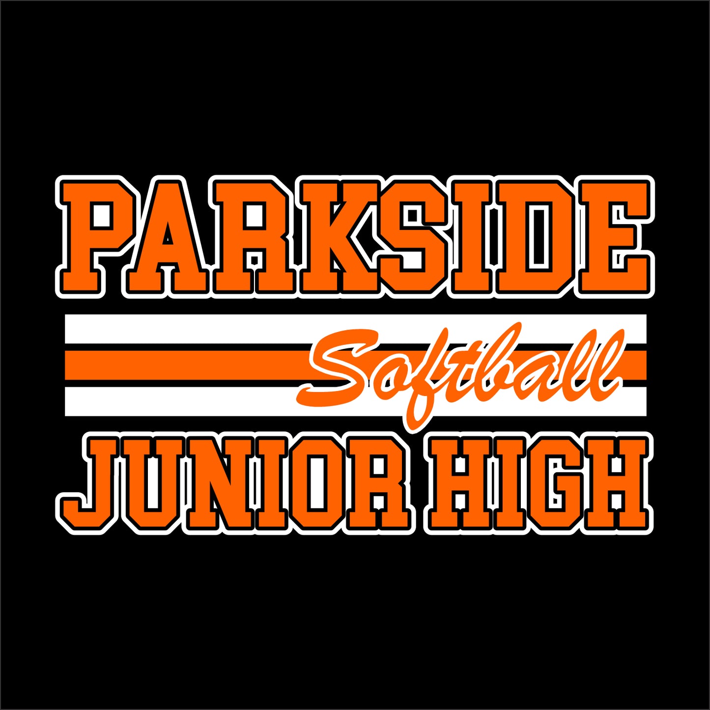 Parkside Softball Ladies Nike Dri-fit Performance Scoop Neck T-shirt