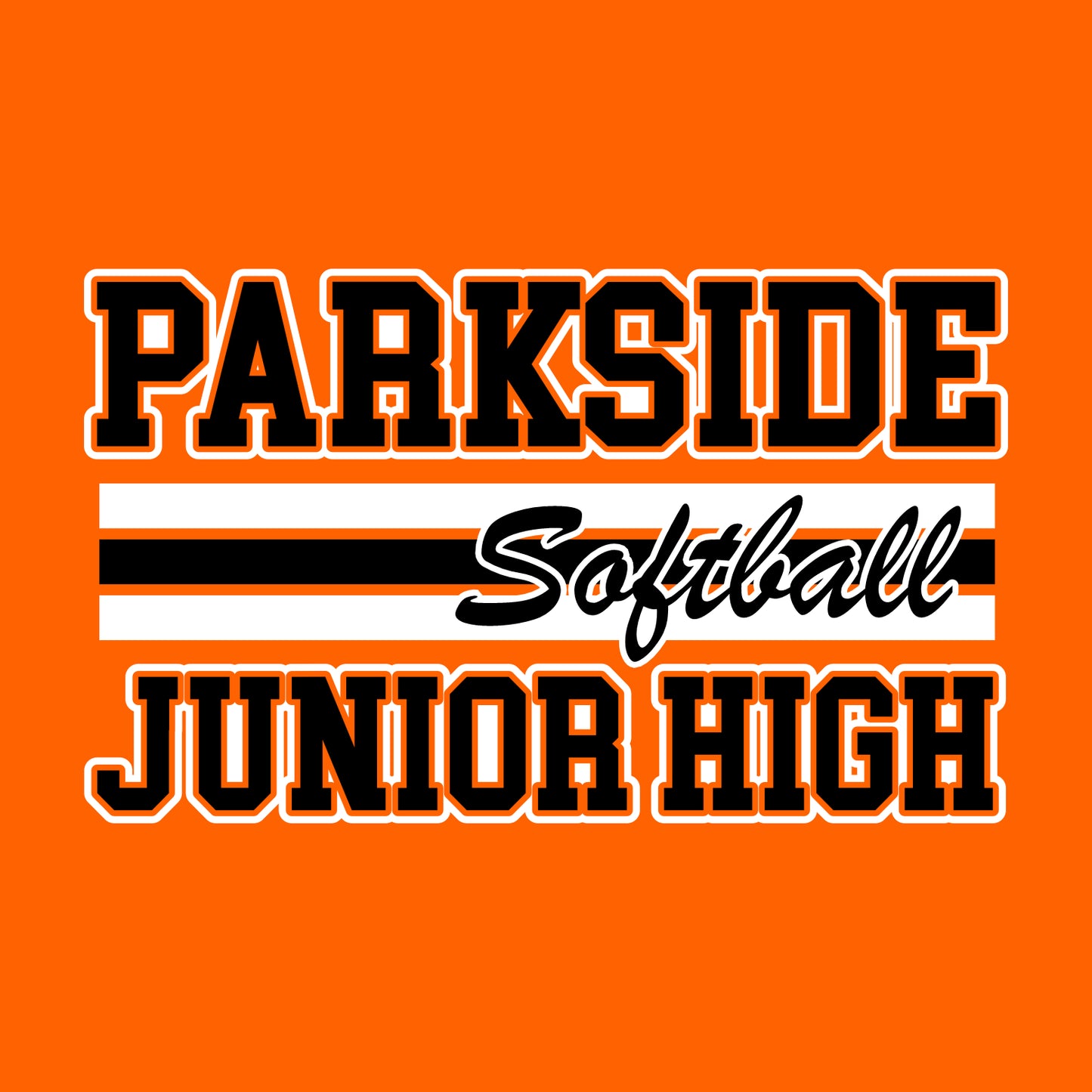 Parkside Softball 50/50 Short Sleeve T-shirt