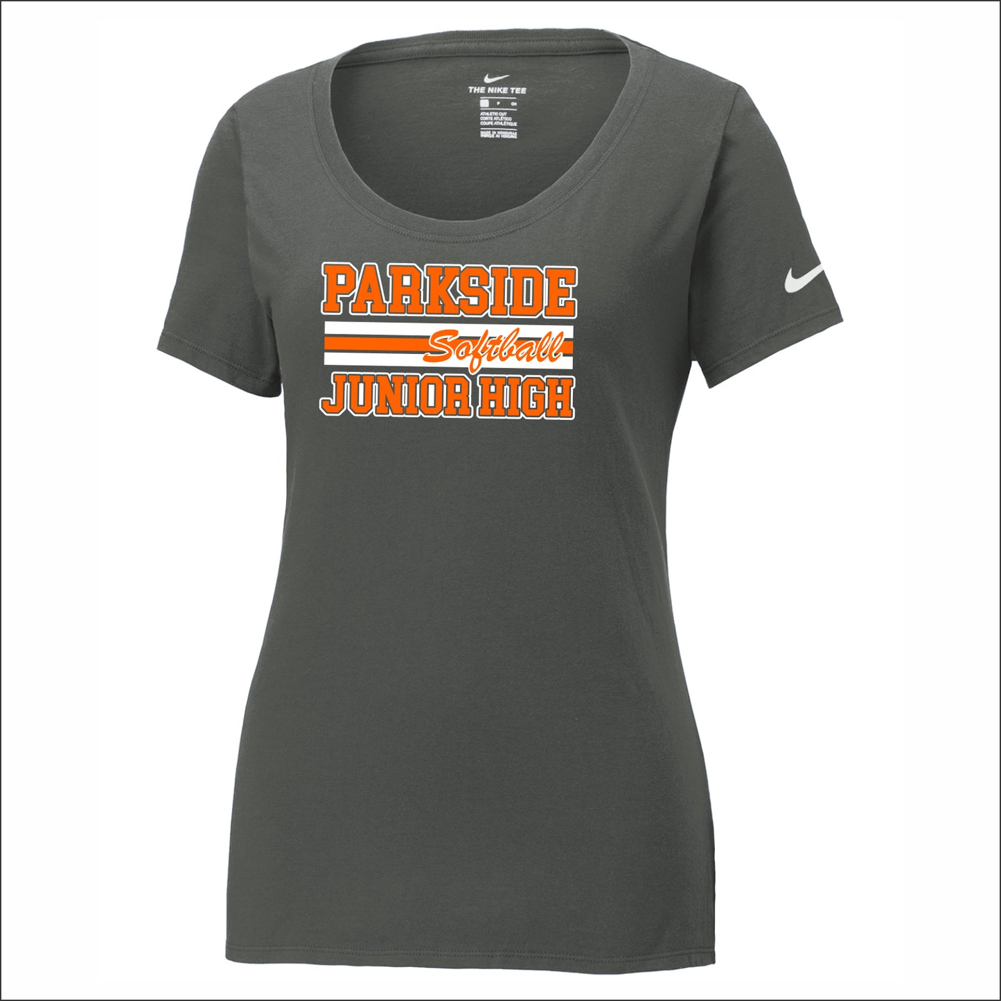 Parkside Softball Ladies Nike Dri-fit Performance Scoop Neck T-shirt