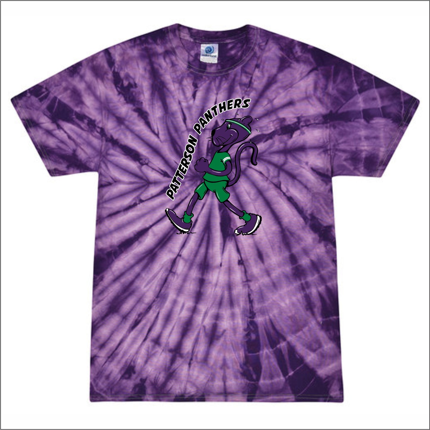 Patterson Panthers Tie-Dye T-shirt - Des. C