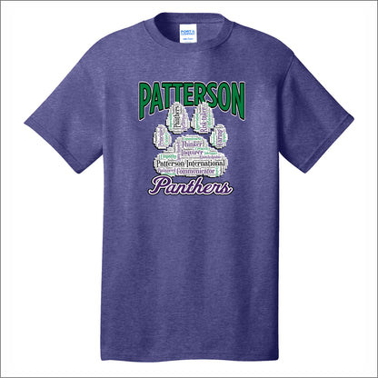 Patterson Panthers Short Sleeve T-shirt - Des. A