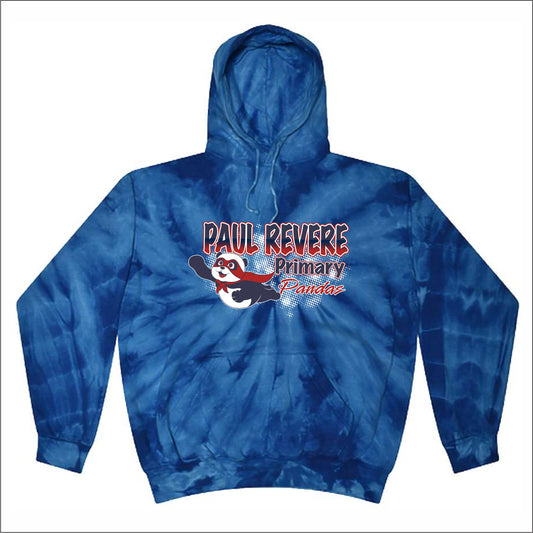 Paul Revere Staff Tie-Dye Hooded Sweatshirt