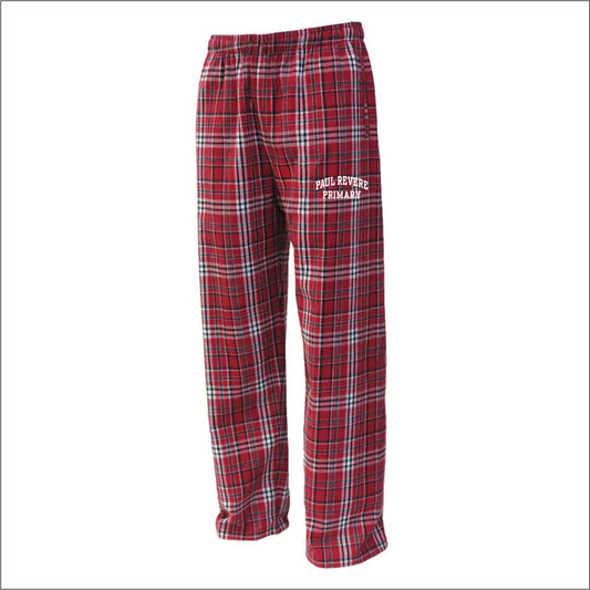 Paul Revere Primary Plaid Flannel Pants