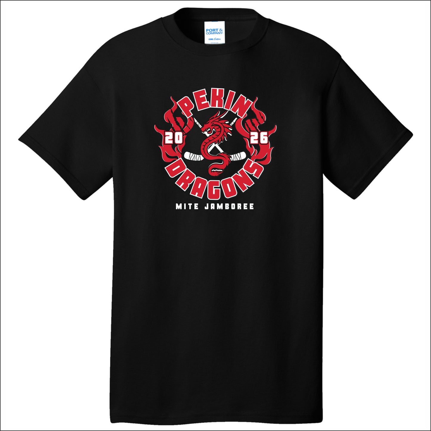 Pekin Dragons Mites Jamboree Short Sleeve T-shirt