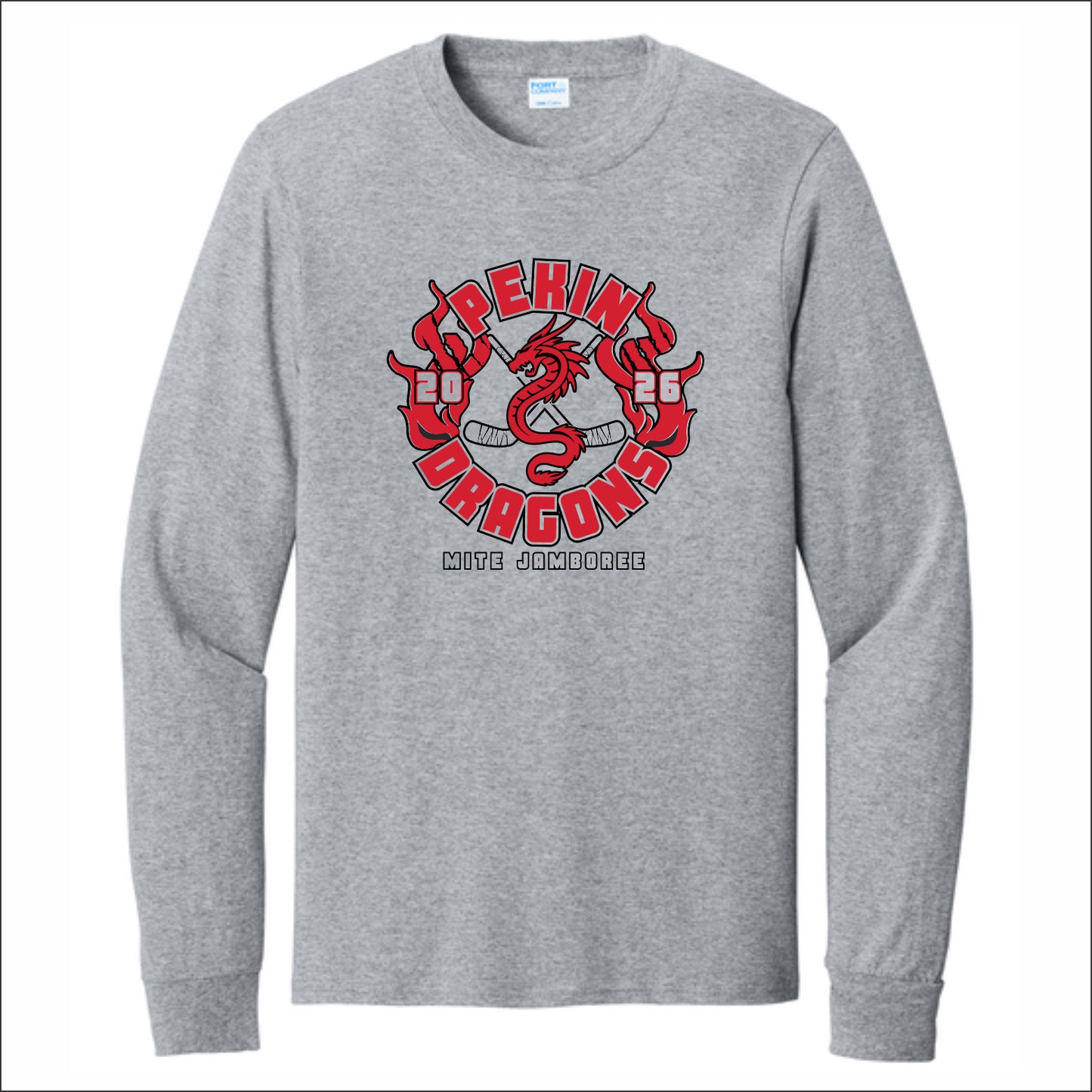 Pekin Dragons Mites Jamboree Long Sleeve T-shirt
