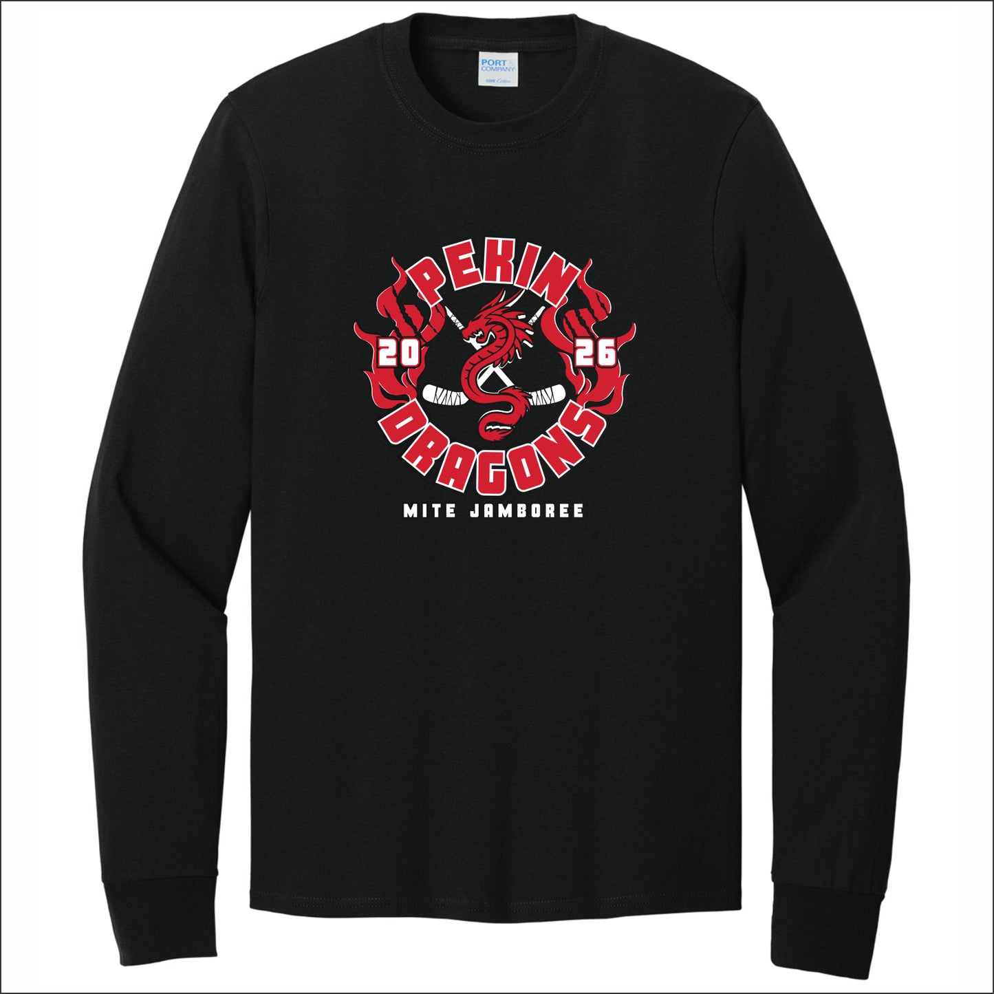 Pekin Dragons Mites Jamboree Long Sleeve T-shirt