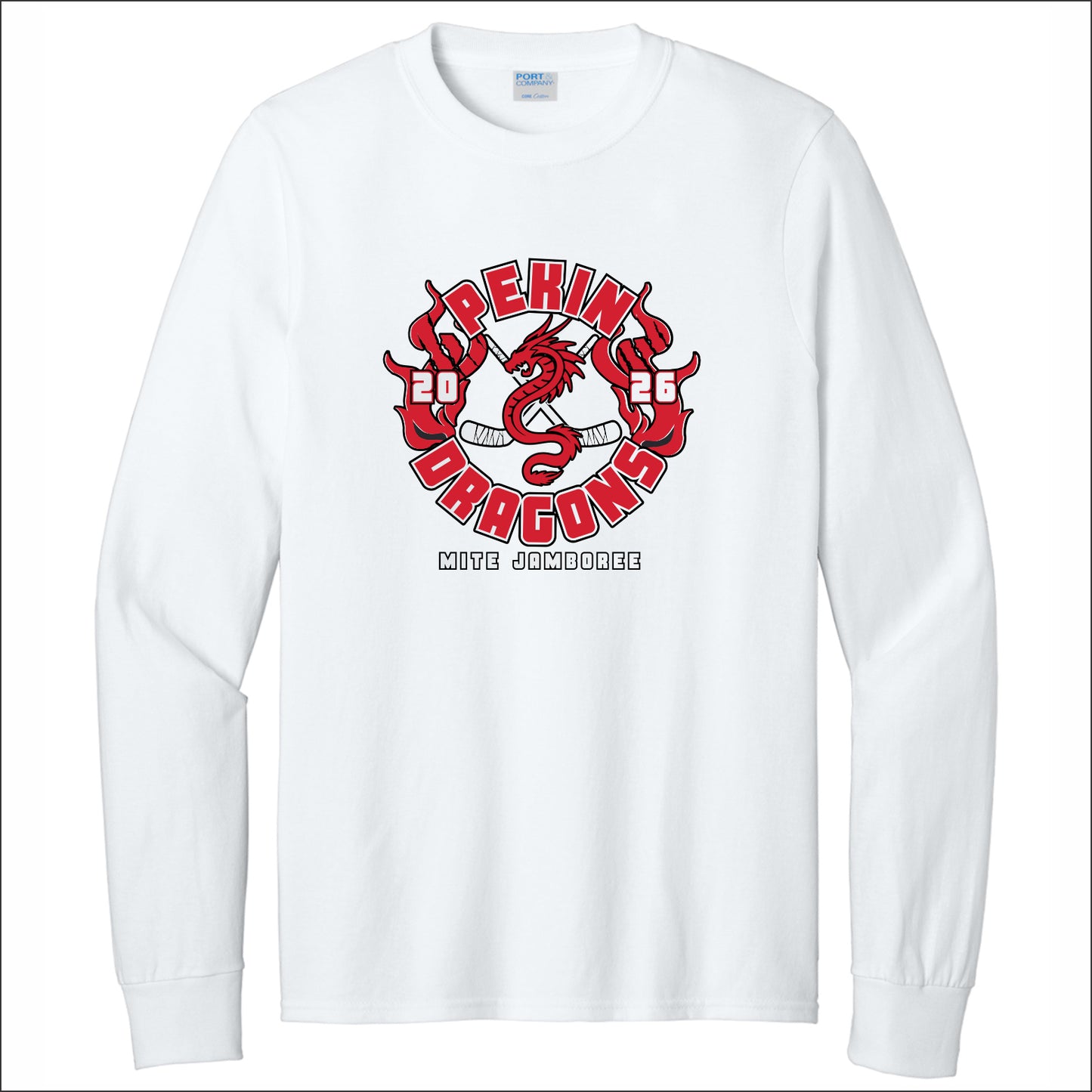 Pekin Dragons Mites Jamboree Long Sleeve T-shirt