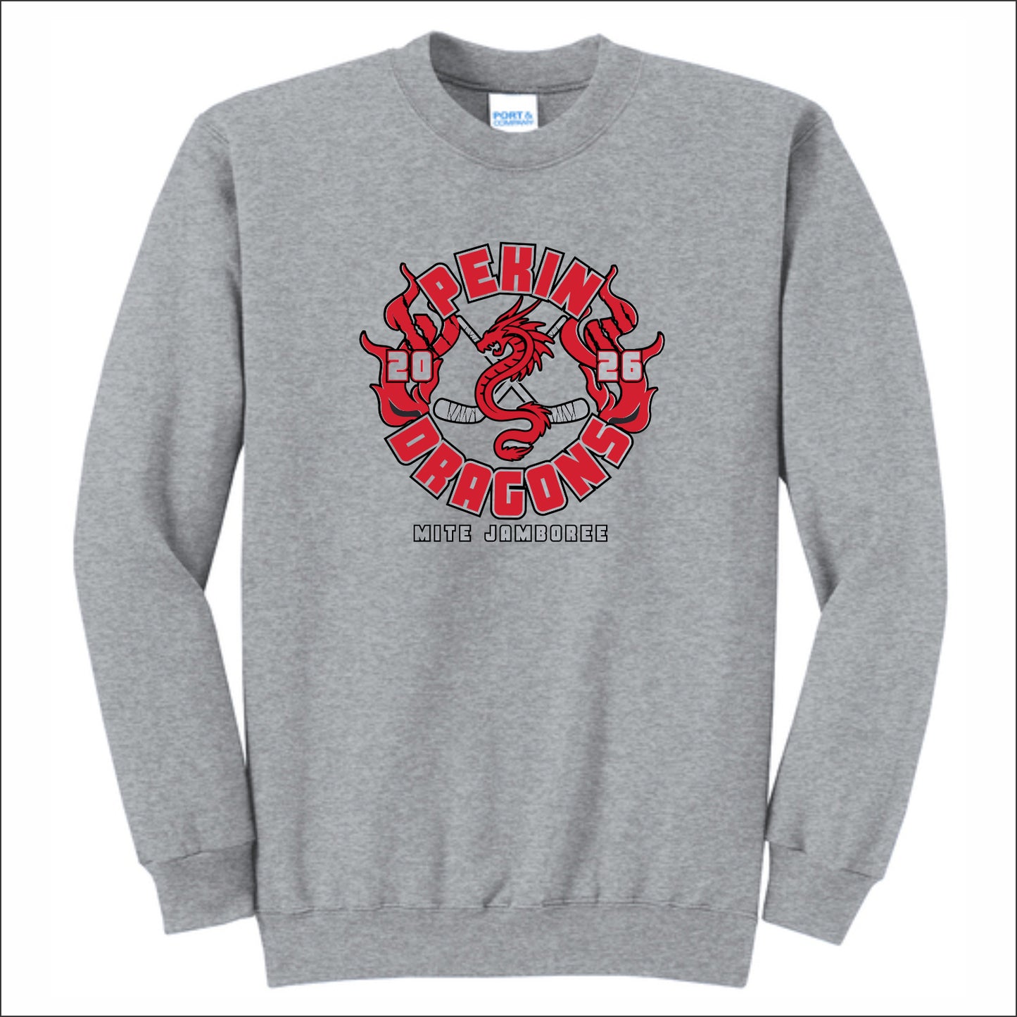 Pekin Dragons Mites Jamboree Crewneck Sweatshirt