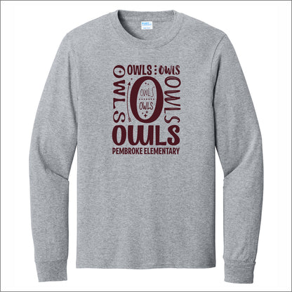 Pembroke Elem KY Long Sleeve T-shirt - Des. A