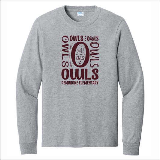Pembroke Elem KY Long Sleeve T-shirt - Des. A