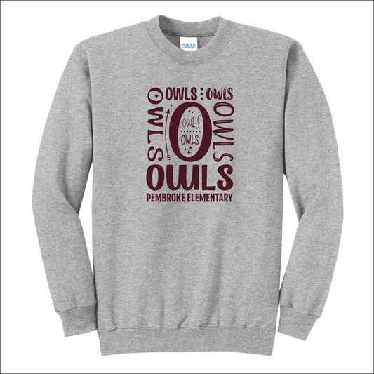 Pembroke Elem KY Crewneck Sweatshirt - Des. A