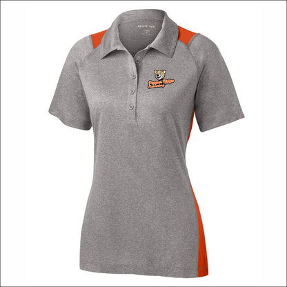 Pepper Ridge Staff Ladies Heather Colorblock Polo Shirt