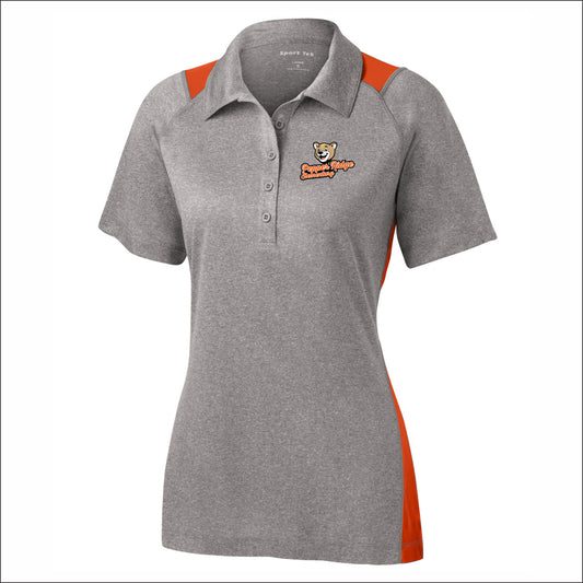 Pepper Ridge Staff Ladies Heather Colorblock Polo Shirt