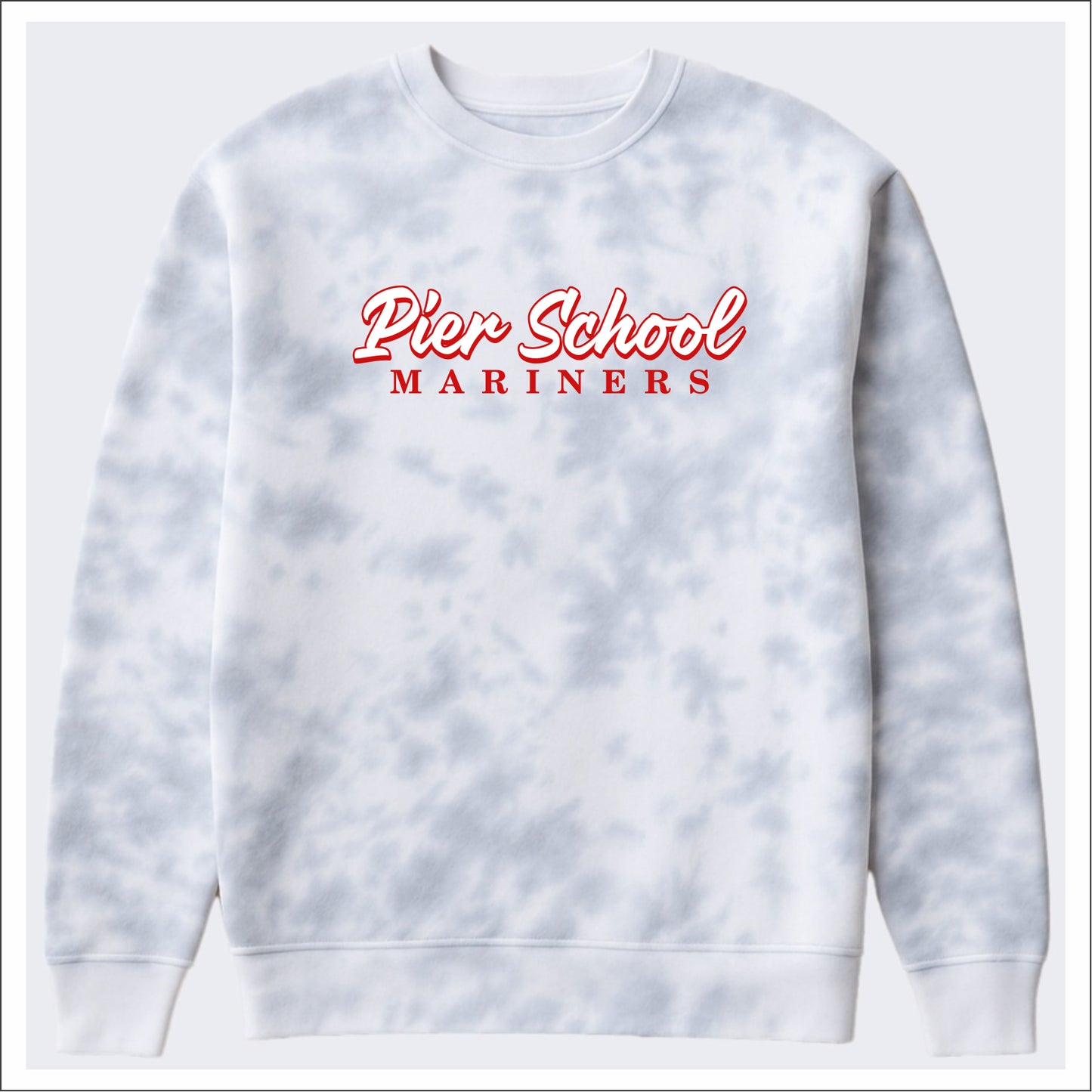 Narragansett Pier School Tie-Dye Crewneck Sweatshirt - Des. B