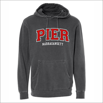 Narragansett Pier School Pigment-Dyed Hooded Sweatshirt