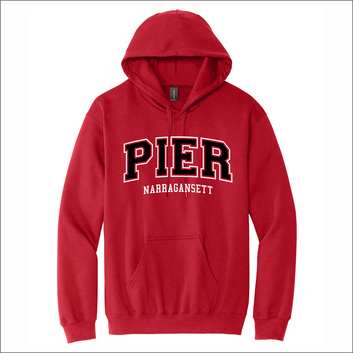 Narragansett Pier School Softstyle Hooded Sweatshirt - Des. A