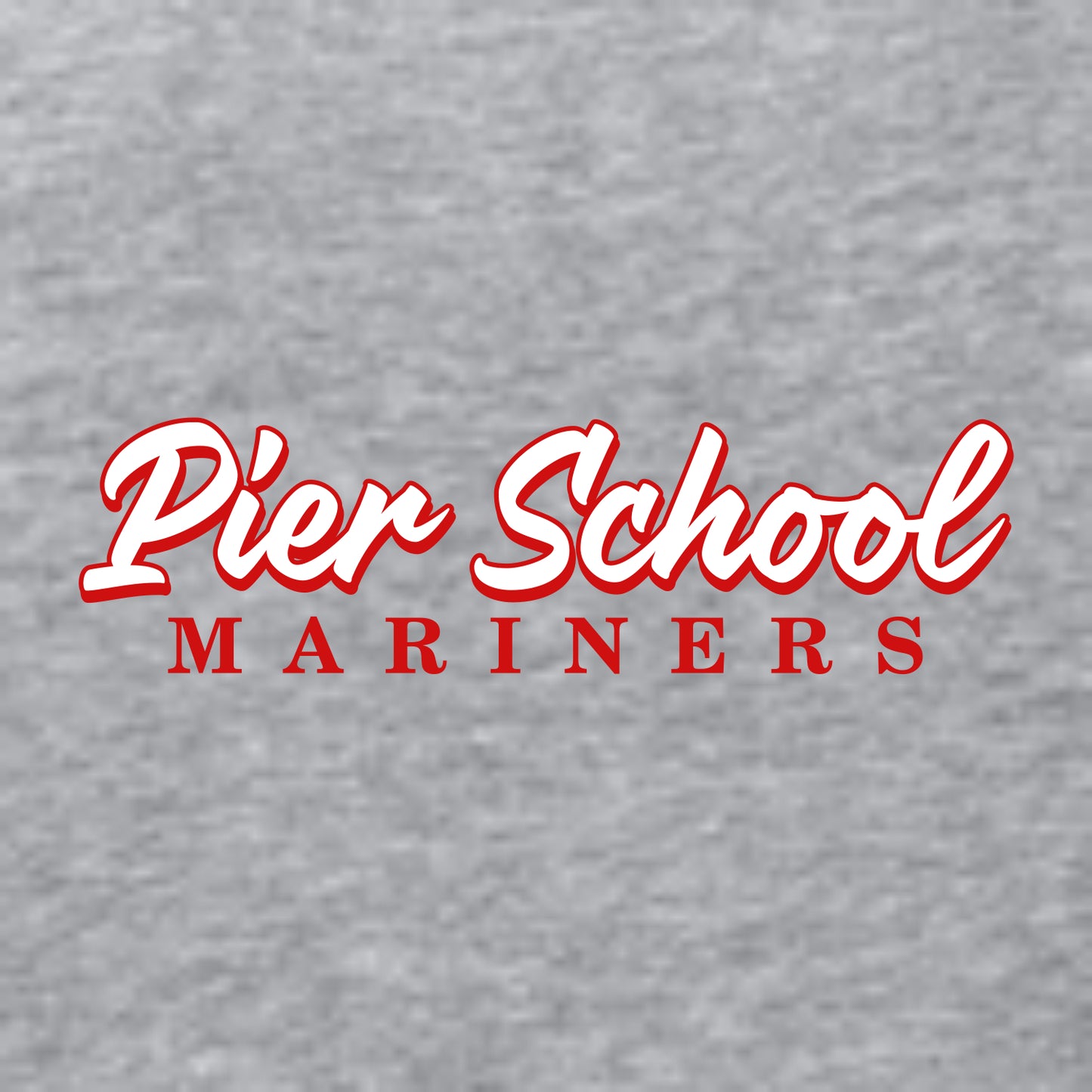 Narragansett Pier School Heathered Soft Jersey T-shirt - Des. B