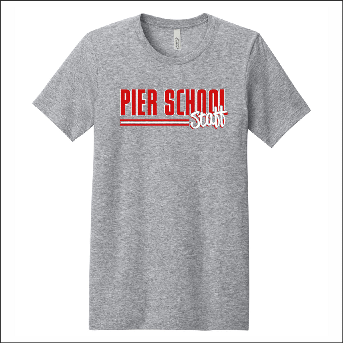 Narragansett Pier School Heathered Soft Jersey T-shirt - STAFF
