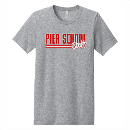 Narragansett Pier School Heathered Soft Jersey T-shirt - STAFF