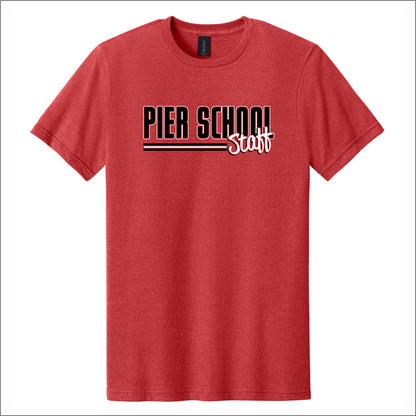 Narragansett Pier School Heathered Softstyle T-shirt - STAFF