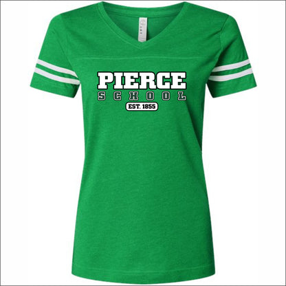 Pierce School Ladies Vintage Football Tee