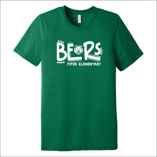 Piper Elementary Tri-blend T-shirt - Des. A