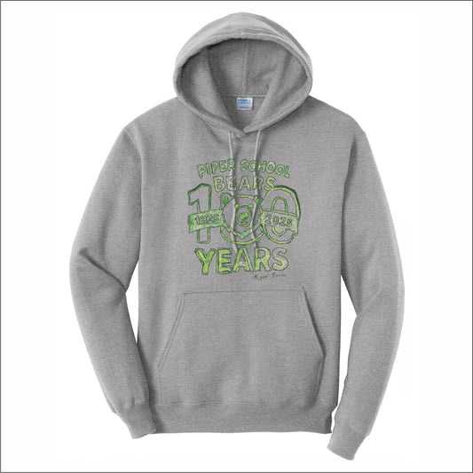 Piper Elementary Hooded Sweatshirt - Des. B