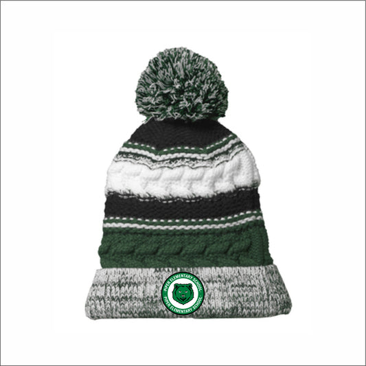 Piper Elementary Chunky Pom Pom Team Beanie